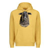 Antique Gold dorper sheep head Premium Hoodie - LillyAllenDesigns