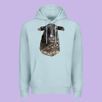 Dorper Sheep Head Premium Hoodie Designed By Lillyallendesigns