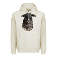 Oatmeal Heather dorper sheep head Premium Hoodie - LillyAllenDesigns