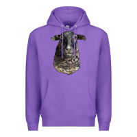 Purple dorper sheep head Premium Hoodie - LillyAllenDesigns