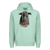 Seafoam dorper sheep head Premium Hoodie - LillyAllenDesigns