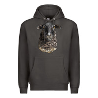 Smoke dorper sheep head Premium Hoodie - LillyAllenDesigns