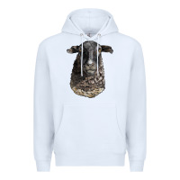 White dorper sheep head Premium Hoodie - LillyAllenDesigns