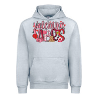 Heather Grey valentine vibes Urban Hoodie - MaliasSmallBusiness