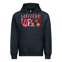 Navy valentine vibes Urban Hoodie - MaliasSmallBusiness