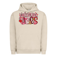 Pigment French Oak valentine vibes Urban Hoodie - MaliasSmallBusiness