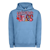 Pigment Pebble Blue valentine vibes Urban Hoodie - MaliasSmallBusiness