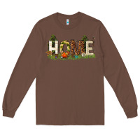 Chestnut home camping Long Sleeve Tee - texasbilliewilder