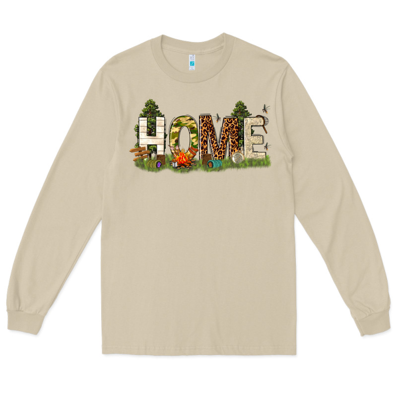 Home Camping Long Sleeve Tee by texasbilliewilder | Teevron