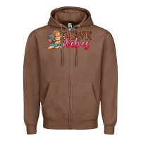 Chestnut love vibes cupid Zipper Hoodie - RanaPortraitStore