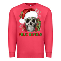 Cardinal feliz navidad skull cactus Premium Sweatshirt - JahusDesignShop
