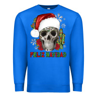 True Royal feliz navidad skull cactus Premium Sweatshirt - JahusDesignShop