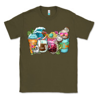 Army Green skeleton summer coffee cups Classic Tee - Zillion Design Studio