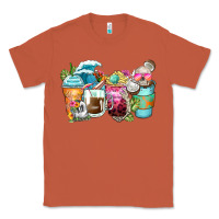 Copper skeleton summer coffee cups Classic Tee - Zillion Design Studio