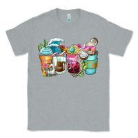 Heather Grey skeleton summer coffee cups Classic Tee - Zillion Design Studio