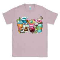 Lilac skeleton summer coffee cups Classic Tee - Zillion Design Studio