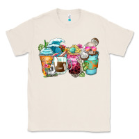 Natural skeleton summer coffee cups Classic Tee - Zillion Design Studio