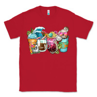 Red skeleton summer coffee cups Classic Tee - Zillion Design Studio