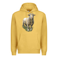 Antique Gold dorset sheep Premium Hoodie - LillyAllenDesigns
