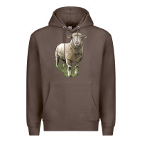 Coffee dorset sheep Premium Hoodie - LillyAllenDesigns