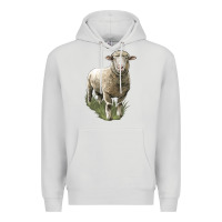 Dove Grey dorset sheep Premium Hoodie - LillyAllenDesigns