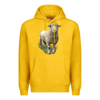 Lemon dorset sheep Premium Hoodie - LillyAllenDesigns