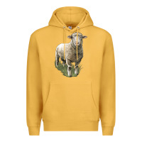 Mustard dorset sheep Premium Hoodie - LillyAllenDesigns