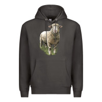 Smoke dorset sheep Premium Hoodie - LillyAllenDesigns