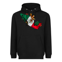 Black mexico Heavyweight Hoodie - CowhideDigitalArt