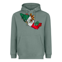 Sage mexico Heavyweight Hoodie - CowhideDigitalArt