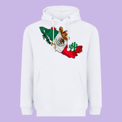 Mexico Heavyweight Hoodie Designed By Cowhidedigitalart