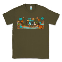 Army Green i think i love fall most of all libbey glass Classic Tee - BundleAndBundleShop