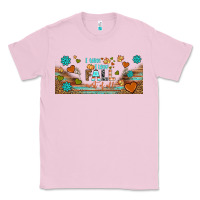 Bubblegum Pink i think i love fall most of all libbey glass Classic Tee - BundleAndBundleShop