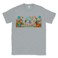 Heather Grey i think i love fall most of all libbey glass Classic Tee - BundleAndBundleShop
