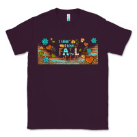 Plum i think i love fall most of all libbey glass Classic Tee - BundleAndBundleShop