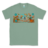 Sage i think i love fall most of all libbey glass Classic Tee - BundleAndBundleShop
