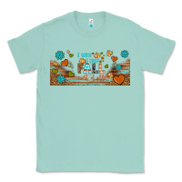 Seafoam i think i love fall most of all libbey glass Classic Tee - BundleAndBundleShop