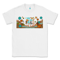 White i think i love fall most of all libbey glass Classic Tee - BundleAndBundleShop