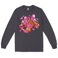 Smoke Breast Cancer afro girl sneakers Long Sleeve Tee - RanaPortraitStore