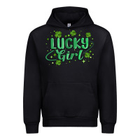 Black lucky girl Urban Hoodie - MaliasSmallBusiness
