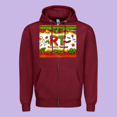 Respiratory Therapist Juneteenth Zipper Hoodie Designed By Zillion Design Studio
