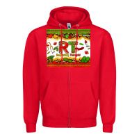 Red respiratory therapist juneteenth Zipper Hoodie - Zillion Design Studio