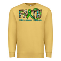 Antique Gold faith kidney disease awareness Premium Sweatshirt - JahusDesignShop