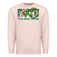 Pale Pink faith kidney disease awareness Premium Sweatshirt - JahusDesignShop