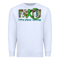 White faith kidney disease awareness Premium Sweatshirt - JahusDesignShop