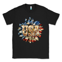 Black usa sunflower billie wilder Classic Tee - texasbilliewilder