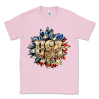 Bubblegum Pink usa sunflower billie wilder Classic Tee - texasbilliewilder