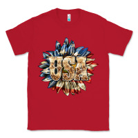 Red usa sunflower billie wilder Classic Tee - texasbilliewilder