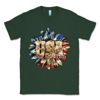 Sports Green usa sunflower billie wilder Classic Tee - texasbilliewilder