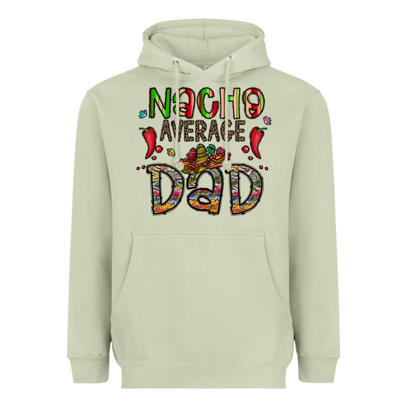 Nacho Average Dad Heavyweight Hoodie by CowhideDigitalArt | Teevron